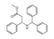 methyl (S)-3-(benzhydrylamino)-3-phenylpropionate Structure