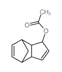 4,7-Methano-1H-inden-1-ol, 3a,4,7,7a-tetrahydro-, acetate结构式