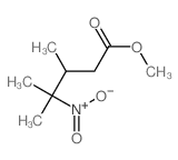 Pentanoic acid,3,4-dimethyl-4-nitro-, methyl ester结构式