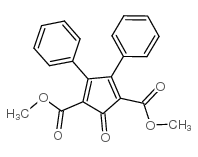 2,5-BIS(METHOXYCARBONYL)-3,4-DIPHENYLCYCLOPENTADIENONE structure