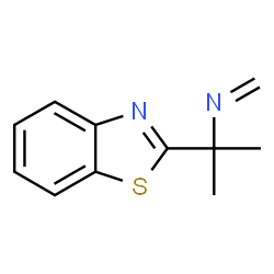 2-Benzothiazolemethanamine,alpha,alpha-dimethyl-N-methylene-(9CI)结构式