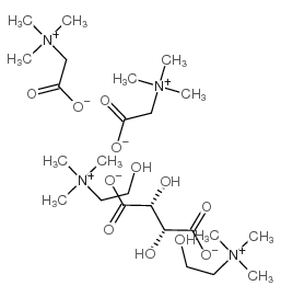 betaine choline [R-(R*,R*)]-tartrate结构式