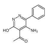 5-acetyl-4-amino-3-phenyl-1H-pyridazin-6-one Structure