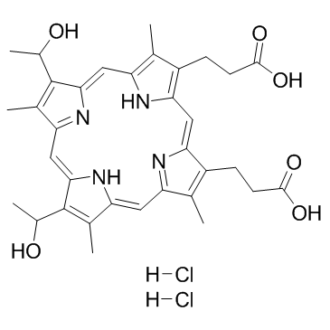 血卟啉二盐酸盐结构式