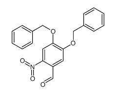 2-nitro-4,5-bis(phenylmethoxy)benzaldehyde结构式