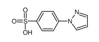 1-(4-BENZENESULFONIC ACID)PYRAZOLE structure