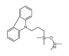 3-carbazol-9-ylpropyl-dimethylsilyloxy-dimethylsilane Structure