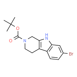 2H-吡啶并[3,4-b]吲哚-2-羧酸,7-溴-1,3,4,9-四氢-,1,1-二甲基乙酯图片
