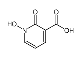 1-羟基-2-氧代-1,2-二氢吡啶-3-羧酸结构式