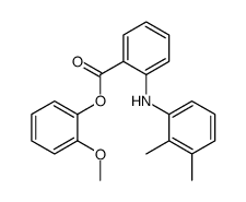 (2-methoxyphenyl) 2-(2,3-dimethylanilino)benzoate结构式