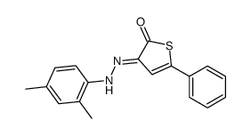 3-[(2,4-dimethylphenyl)hydrazinylidene]-5-phenylthiophen-2-one Structure