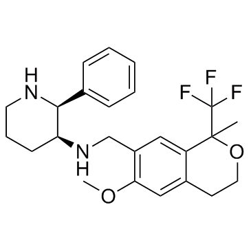 哌啶基氨基甲基三氟甲基环醚化合物1结构式