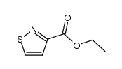 3-Isothiazolecarboxylic acid ethyl ester结构式