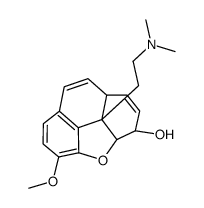 Phenanthro(4,5-bcd)furan-3-ol, 9b-(2-(dimethylamino)ethyl)-3,3a,9a,9b- tetrahydro-5-methoxy-, (3S-(3alpha,3abeta,9abeta,9bbeta))- picture