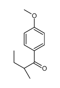 (2S)-1-(4-methoxyphenyl)-2-methylbutan-1-one结构式