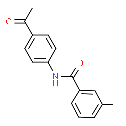 N-(4-Acetylphenyl)-3-fluorobenzamide structure