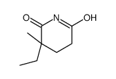 3-ethyl-3-methylpiperidine-2,6-dione Structure