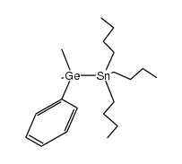 (dimethylphenylgermyl)tributylstannane Structure