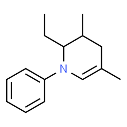 Pyridine, 2-ethyl-1,2,3,4-tetrahydro-3,5-dimethyl-1-phenyl- (9CI) picture