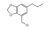 4-chloromethyldihydrosafrole结构式