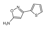 3-(噻吩-2-基)异噁唑-5-胺结构式