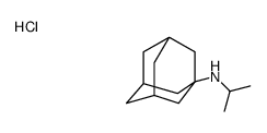 N-propan-2-yladamantan-1-amine,hydrochloride结构式