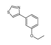 (9CI)-4-(3-乙氧基苯基)-噻唑结构式