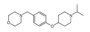 4-[[4-(1-propan-2-ylpiperidin-4-yl)oxyphenyl]methyl]morpholine Structure