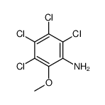 2,3,4,5-tetrachloro-6-methoxyaniline结构式