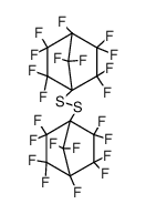 bis(undecafluoro{2.2.1}heptane-1-yl)disulfane Structure