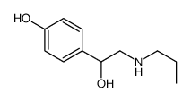 4-[1-hydroxy-2-(propylamino)ethyl]phenol Structure