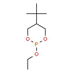 1,3,2-Dioxaphosphorinane,5-(1,1-dimethylethyl)-2-ethoxy-(9CI) Structure