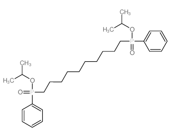 1,10-bis(phenyl-propan-2-yloxy-phosphoryl)decane structure