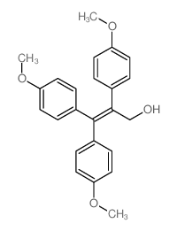 2,3,3-tris(4-methoxyphenyl)prop-2-en-1-ol Structure