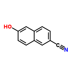 6-Hydroxy-2-naphthonitrile structure