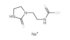 [2-(2-sulfanylideneimidazolidin-1-yl)ethylamino]methanedithioic acid picture