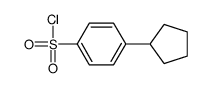 4-cyclopentylbenzenesulfonyl chloride Structure