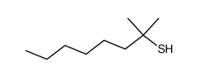 2-methyl-2-octanethiol Structure