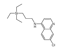 7-chloro-N-(3-triethylsilylpropyl)quinolin-4-amine Structure