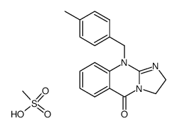 10-(4'-methylbenzyl)-2,3-dihydro-imidazo[2,1-b]quinazolin-5(10H)-one methanesulfonate Structure