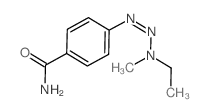 Benzamide, 4-(3-ethyl-3-methyl-1-triazenyl)-结构式