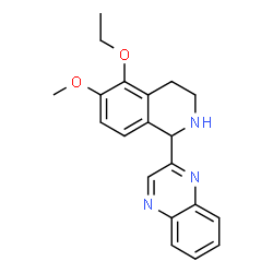 Quinoxaline, 2-(5-ethoxy-1,2,3,4-tetrahydro-6-methoxy-1-isoquinolinyl)- (9CI) structure