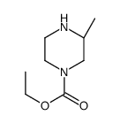 1-Piperazinecarboxylicacid,3-methyl-,ethylester,(3S)-(9CI)结构式