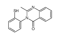 2-methyl-3-(2-sulfanylphenyl)quinazolin-4-one Structure