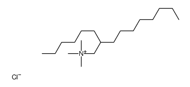 2-hexyldecyl(trimethyl)azanium,chloride Structure