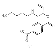 1-(pentylamino)but-3-en-2-yl 4-nitrobenzoate Structure