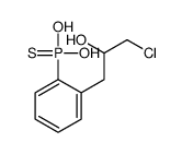 1-chloro-3-(2-dihydroxyphosphinothioylphenyl)propan-2-ol Structure