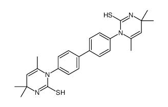 p,p'-Biphenylylenebis(dihydro-4,4,6-trimethyl-2-pyrimidinethiol structure