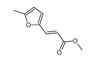 methyl 3-(5-methylfuran-2-yl)prop-2-enoate结构式