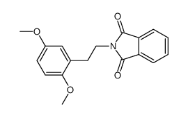 N-[2-(2,5-Dimethoxyphenyl)ethyl]phthalimide结构式